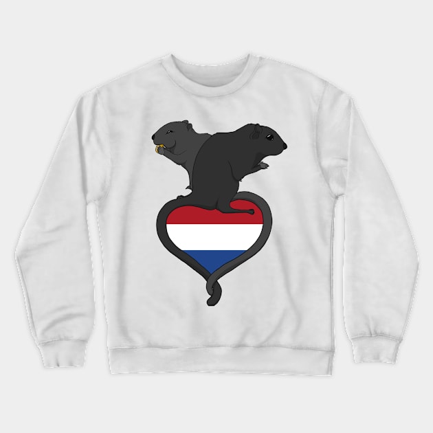 Gerbil Netherlands (dark) Crewneck Sweatshirt by RampArt